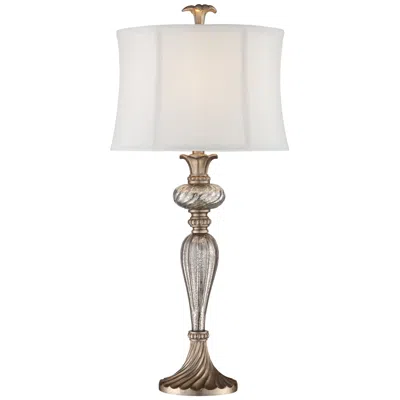 Regency Hill Alyson Mercury Glass Table Lamp By  With Usb Dimmer