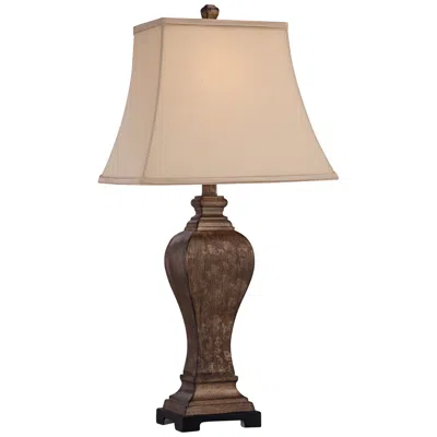 Regency Hill Edgar 29" High Bronze Vase Table Lamp With Dimmer