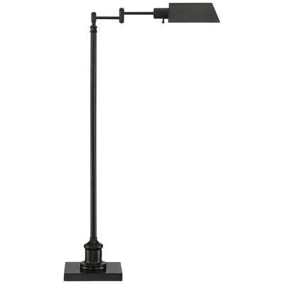 Regency Hill Jenson Adjustable Bronze Pharmacy Floor Lamp With Smart Socket