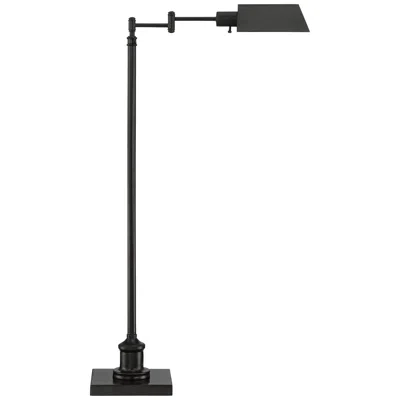 Regency Hill Jenson Bronze Adjustable Swing Arm Floor Lamp With Usb Dimmer