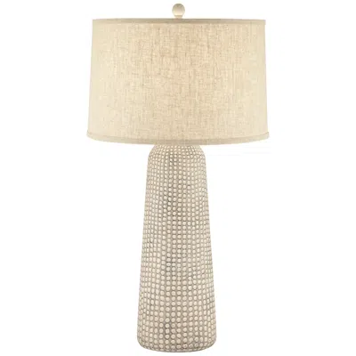 Regency Hill Leisa 32 1/4" High Sand Finish Modern Table Lamp