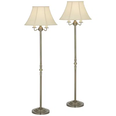 Regency Hill Montebello 4-light Brass Traditional Floor Lamps Set Of 2