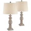 Regency Hill Patsy White-washed Table Lamps Set Of 2 With Smart Sockets