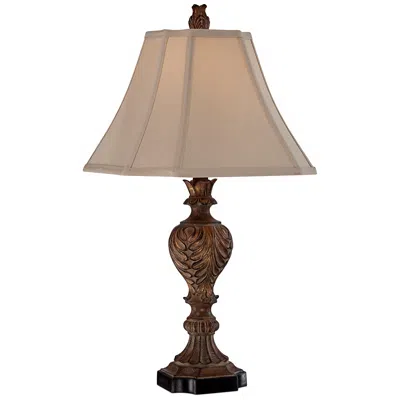 Regency Hill Regio 25 1/2" Acanthus Leaf Traditional Table Lamp