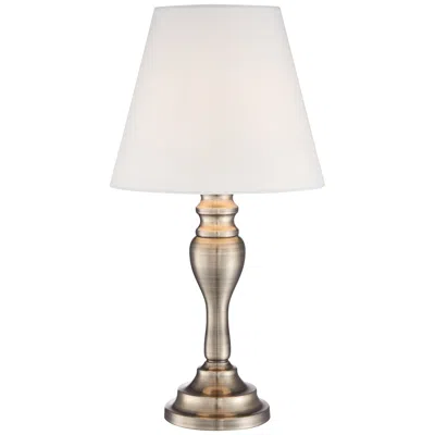 Regency Hill Thom 19 1/4" Brass Finish Touch On-off Accent Table Lamp