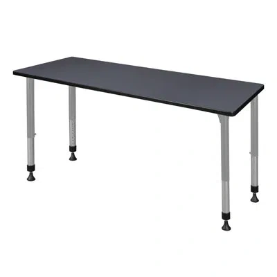 Regency Kee Height Adjustable Classroom Activity Table Top & Base In Gray