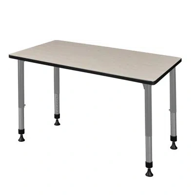 Regency Kee Height Adjustable Classroom Activity Table Top & Base In Maple