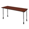 Regency Kee Height Adjustable Mobile Classroom Activity Table Top & Base In Cherry