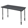 Regency Kee Height Adjustable Training Table In Gray