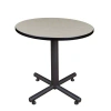 Regency Kobe Round X-base Breakroom Table In Maple