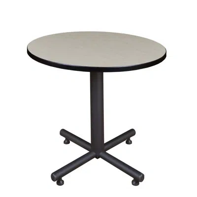 Regency Kobe Round X-base Breakroom Table In Maple