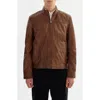 Regency Leather Jacket In Brown