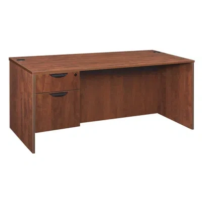 Regency Legacy Executive Desk With Single Pedestal Drawer Unit In Cherry