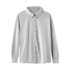 Regent Row Big And Tall Commuter Shirt Long Sleeve Button Down In Heather-grey