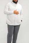 Regent Row Big And Tall Commuter Shirt Long Sleeve Button Down In White