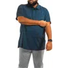 Regent Row Big And Tall Commuter Shirt Tech Polo In Blue