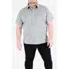Regent Row Big And Tall Commuter Shirt Tech Polo In Grey