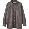 Regent Row Big And Tall Stanton Shirt Long Sleeve Button Down In Black-plaid