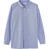 Regent Row Big And Tall Stanton Shirt Long Sleeve Button Down In Blue-microcheck