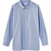 Regent Row Big And Tall Stanton Shirt Long Sleeve Button Down In Blue-plaid