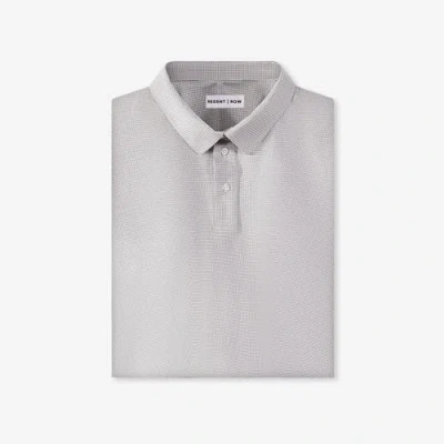 Regent Row Big And Tall Stanton Shirt Polo In Grey-check-55