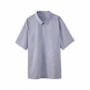 Regent Row Big And Tall Stanton Shirt Polo In White-blue-microcheck