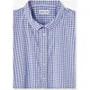 Regent Row Big And Tall Stanton Shirt Short Sleeve Button Down In Blue-plaid-60