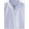 Regent Row Big And Tall Stanton Shirt Short Sleeve Button Down In White-and-blue-check-39