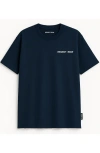 Regent Row Organic Cotton Tee W/ Rr Logo In Blue
