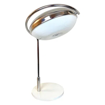 Pre-owned Reggiani Adjustable Table Lamp In Chrome And Plexiglass, Italy, 1970s In Transparent