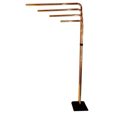 Pre-owned Reggiani Floor Lamp With Four Lights, Original  Production, 1970s In Sand