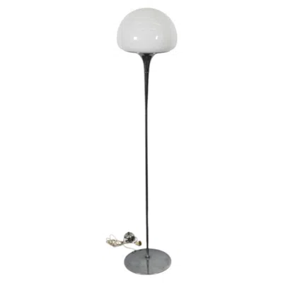 Pre-owned Reggiani Goffredo Reggani Tulip Floor Lamp In Chrome In Clear