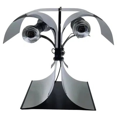 Pre-owned Reggiani Goffredo  "wooly" Space Age Table Lamp, Italy, 1970s In Transparent