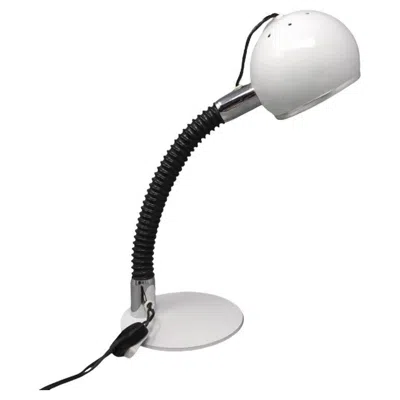Pre-owned Reggiani Mid-century Modern White Eyeball Table Lamp By , Italy, 1970