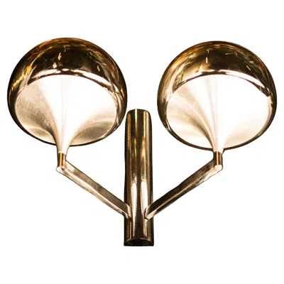 Pre-owned Reggiani Set Of , Sciolari Wall Sconces In Sand
