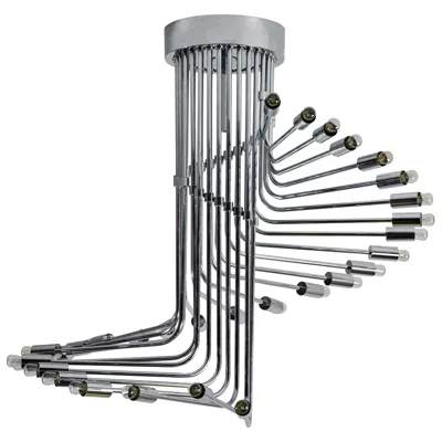 Pre-owned Reggiani Suspension Light By  In Transparent