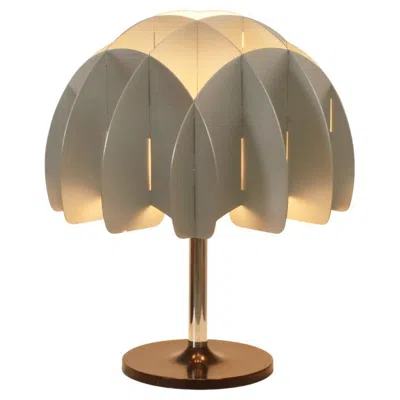 Pre-owned Reggiani Table Lamp With Aluminum Dome By , Italy, 1970s In Brown