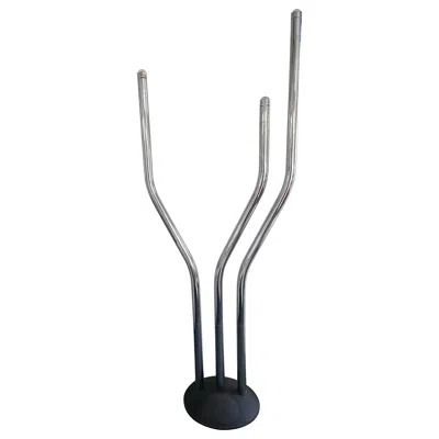 Pre-owned Reggiani Tall Organ Modular Tube Metal Chrome Floor Lamp By , Italy, 1970s In Transparent