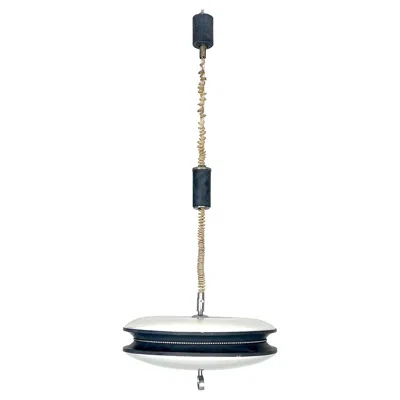 Pre-owned Reggiani Vintage Italian Adjustable Chandelier By , Italy 1960s In Transparent