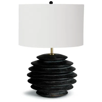 Regina Andrew Accordion Table Lamp Round (ebony) 26 Height