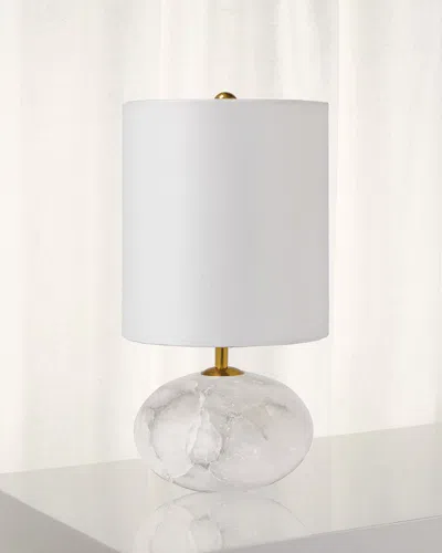 Regina Andrew Alabaster Mini Orb Table Lamp In Natural