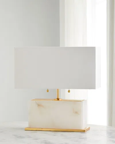 Regina Andrew Ali Alabaster Table Lamp In Neutral Pattern