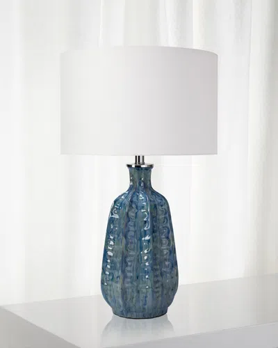 Regina Andrew Antigua Ceramic Table Lamp In Blue