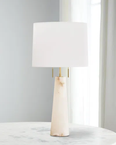 Regina Andrew Austen Alabaster Table Lamp In Blue