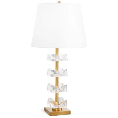 Regina Andrew Bella Natural Brass Glass Flowers Table Lamp