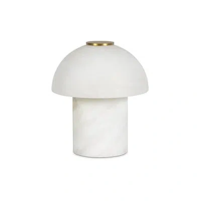 Regina Andrew Bonnie Alabaster Mini Lamp In White