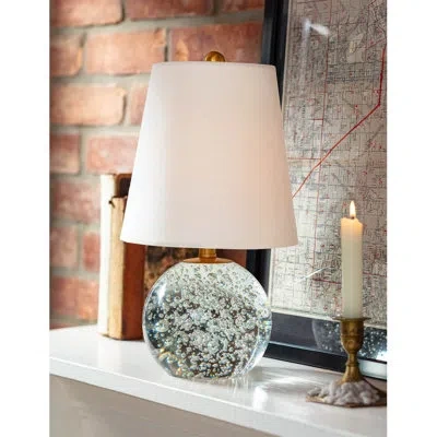 Regina Andrew Bulle Crystal Mini Lamp In Clear