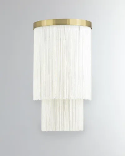 Regina Andrew Cabaret Fringe Sconce In White