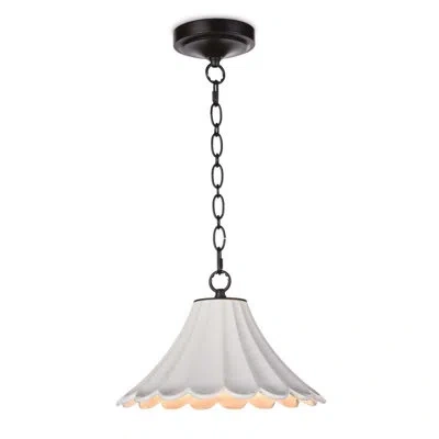 Regina Andrew Cally Ceramic Pendant In White