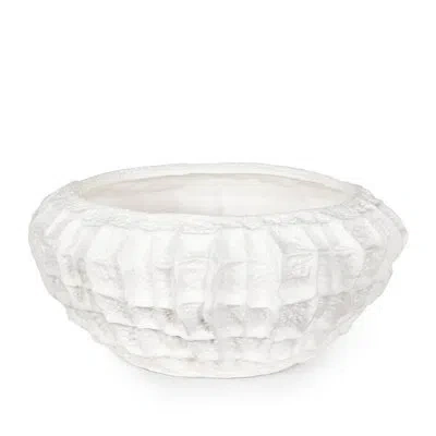 Regina Andrew Caspian Ceramic Bowl In White
